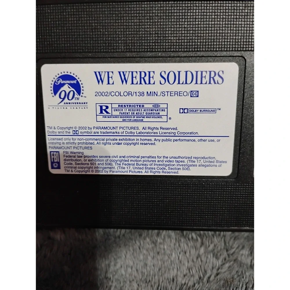 We Were Soldiers VHS